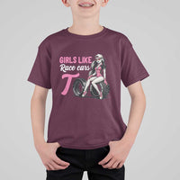 Racing Car Girl T Shirt For Kid Girls Like Race Cars Too - Wonder Print Shop