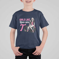 Racing Car Girl T Shirt For Kid Girls Like Race Cars Too - Wonder Print Shop