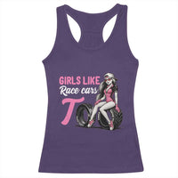 Racing Car Girl Racerback Tank Top Girls Like Race Cars Too - Wonder Print Shop