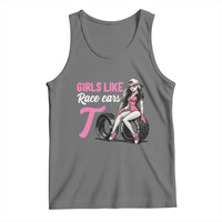 Racing Car Girl Tank Top Girls Like Race Cars Too - Wonder Print Shop