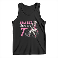 Racing Car Girl Tank Top Girls Like Race Cars Too - Wonder Print Shop