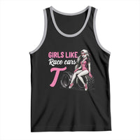 Racing Car Girl Tank Top Girls Like Race Cars Too - Wonder Print Shop
