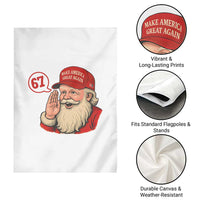 67 Six Seven Christmas Garden Flag Santa MAGA Hat Xmas - Wonder Print Shop