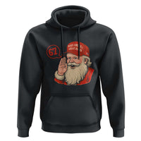 67 Six Seven Christmas Hoodie Santa MAGA Hat Xmas - Wonder Print Shop