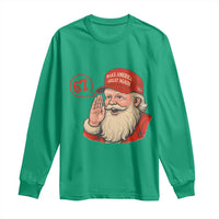 67 Six Seven Christmas Long Sleeve Shirt Santa MAGA Hat Xmas - Wonder Print Shop