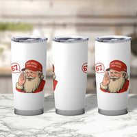 67 Six Seven Christmas Tumbler Cup Santa MAGA Hat Xmas - Wonder Print Shop