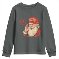 67 Six Seven Christmas Youth Sweatshirt Santa MAGA Hat Xmas - Wonder Print Shop