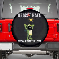 Resist Frog Spare Tire Cover Christian HIV Awareness Red Ribbon - Wonder Print Shop