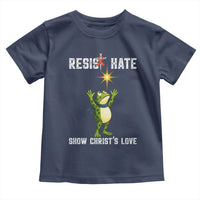 Resist Frog Toddler T Shirt Christian HIV Awareness Red Ribbon - Wonder Print Shop