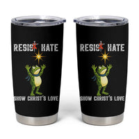 Resist Frog Tumbler Cup Christian HIV Awareness Red Ribbon - Wonder Print Shop