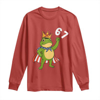 Resist Frog Long Sleeve Shirt Super American 67 Six Seven Meme - Wonder Print Shop