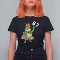 Resist Frog T Shirt For Women Super American 67 Six Seven Meme - Wonder Print Shop