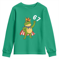 Resist Frog Youth Sweatshirt Super American 67 Six Seven Meme - Wonder Print Shop