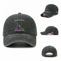 Immigrant Rights Washed Cotton Baseball Cap Built by Immigrants You Can Not Deport History