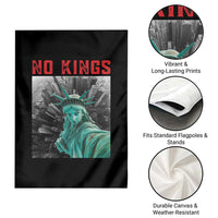 No Kings Garden Flag Statue of Liberty Selfie Freedom - Wonder Print Shop