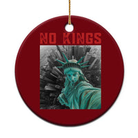 No Kings Ceramic Ornament Statue of Liberty Selfie Freedom - Wonder Print Shop