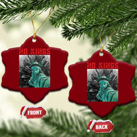 No Kings Ceramic Ornament Statue of Liberty Selfie Freedom - Wonder Print Shop