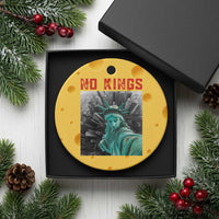 No Kings Ceramic Ornament Statue of Liberty Selfie Freedom - Wonder Print Shop