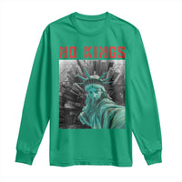 No Kings Long Sleeve Shirt Statue of Liberty Selfie Freedom - Wonder Print Shop