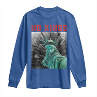 No Kings Long Sleeve Shirt Statue of Liberty Selfie Freedom - Wonder Print Shop