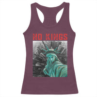 No Kings Racerback Tank Top Statue of Liberty Selfie Freedom - Wonder Print Shop