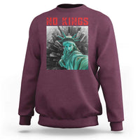 No Kings Sweatshirt Statue of Liberty Selfie Freedom - Wonder Print Shop
