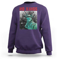 No Kings Sweatshirt Statue of Liberty Selfie Freedom - Wonder Print Shop