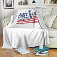 Antifa Fascism Patriotic Throw Blanket Antifascist Statue of Liberty - Wonder Print Shop