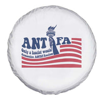 Antifa Fascism Patriotic Spare Tire Cover Antifascist Statue of Liberty - Wonder Print Shop