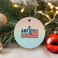 Antifa Fascism Patriotic Ceramic Ornament Antifascist Statue of Liberty - Wonder Print Shop