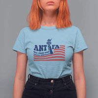 Antifa Fascism Patriotic T Shirt For Women Antifascist Statue of Liberty - Wonder Print Shop