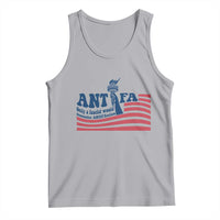 Antifa Fascism Patriotic Tank Top Antifascist Statue of Liberty - Wonder Print Shop
