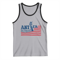 Antifa Fascism Patriotic Tank Top Antifascist Statue of Liberty - Wonder Print Shop