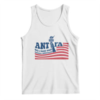 Antifa Fascism Patriotic Tank Top Antifascist Statue of Liberty - Wonder Print Shop