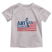 Antifa Fascism Patriotic Toddler T Shirt Antifascist Statue of Liberty - Wonder Print Shop