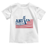 Antifa Fascism Patriotic Toddler T Shirt Antifascist Statue of Liberty - Wonder Print Shop