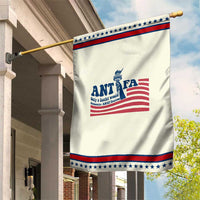 Antifa Fascism Patriotic Garden Flag Antifascist Statue of Liberty