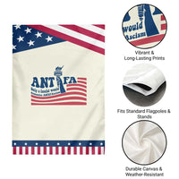 Antifa Fascism Patriotic Garden Flag Antifascist Statue of Liberty