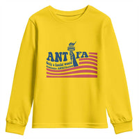 Antifa Fascism Patriotic Youth Sweatshirt Antifascist Statue of Liberty - Wonder Print Shop