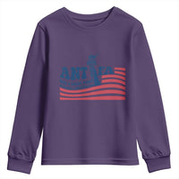 Antifa Fascism Patriotic Youth Sweatshirt Antifascist Statue of Liberty - Wonder Print Shop