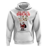 Santa Christmas Hoodie AIDS Awwanrness Red Ribbon HIV Support - Wonder Print Shop