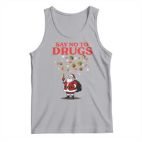 Santa Christmas Tank Top AIDS Awwanrness Red Ribbon HIV Support - Wonder Print Shop