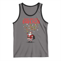 Santa Christmas Tank Top AIDS Awwanrness Red Ribbon HIV Support - Wonder Print Shop
