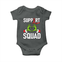Red Ribbon AIDS Awareness Baby Onesie Elf Hand Christmas HIV Support - Wonder Print Shop