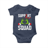 Red Ribbon AIDS Awareness Baby Onesie Elf Hand Christmas HIV Support - Wonder Print Shop