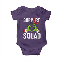 Red Ribbon AIDS Awareness Baby Onesie Elf Hand Christmas HIV Support - Wonder Print Shop