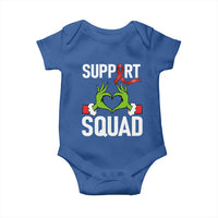Red Ribbon AIDS Awareness Baby Onesie Elf Hand Christmas HIV Support - Wonder Print Shop