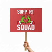 Red Ribbon AIDS Awareness Protest Sign Elf Hand Christmas HIV Support - Wonder Print Shop