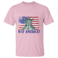 Funny American T Shirt Statue of Liberty WTF USA Freedom Satire - Wonder Print Shop