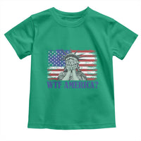 Funny American Toddler T Shirt Statue of Liberty WTF USA Freedom Satire - Wonder Print Shop
